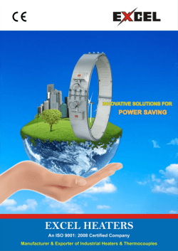 Download Brochure - Excel Industrial Heaters