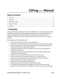 C2Prog 1.5 - Manual - TI E2E Community