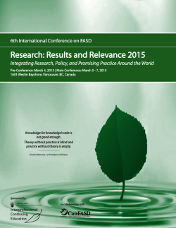 Brochure - UBC Interprofessional Continuing Education