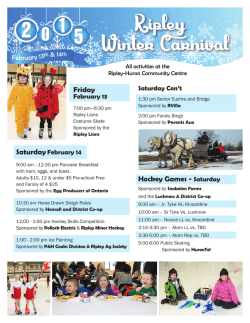 Ripley Winter Carnival - The Kincardine Record