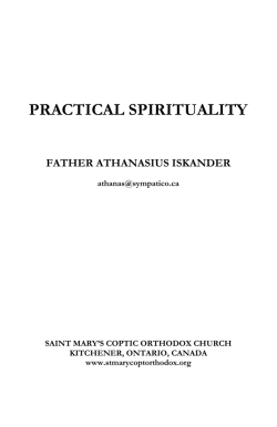 Practical Spirituality – Fr Athanasius Iskander