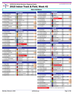 By Event - USTFCCCA