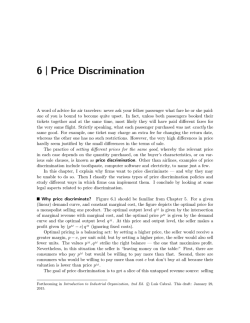 6 Price Discrimination
