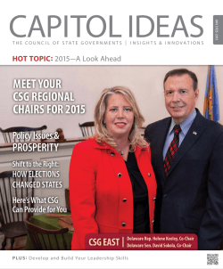 Capitol Ideas - Council of State Governments