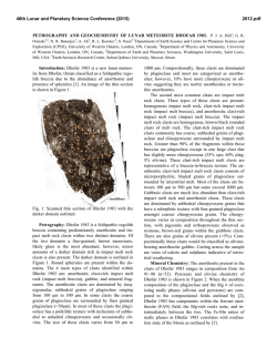 Petrography and Geochemistry of Lunar Meteorite Dhofar 1983