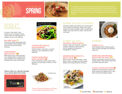 Spring 2015 - Catering for Success by Sodexo