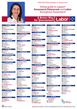 Download this How to vote Labor for each electorate
