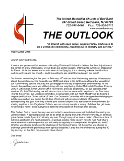 THE OUTLOOK - The United Methodist Church of Red Bank
