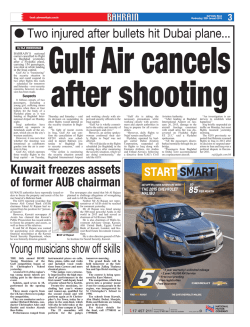 l Two injured after bullets hit Dubai plane... Kuwait