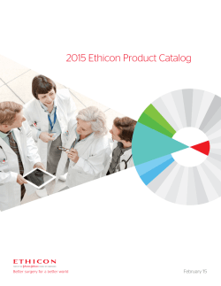 2015 Ethicon Product Catalog