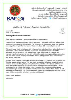 Saltford Primary School Newsletter