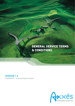 the terms and conditions of service