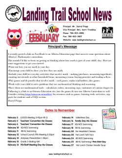 February Newsletter - Landing Trail School