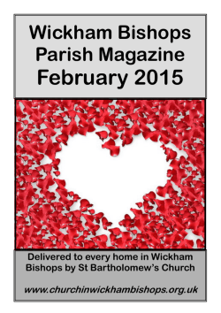 2015-02 February 2015 - St Bartholomews Church Wickham Bishops