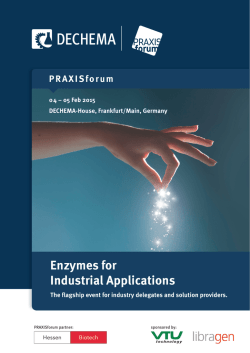 Enzymes for Industrial Applications