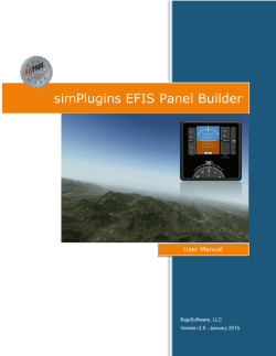 EFIS Panel Builder User Manual