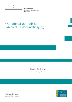 Variational Methods for Medical Ultrasound Imaging