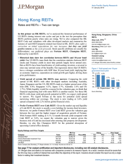Hong Kong REITs