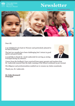 Newsletter - Nord Anglia Education