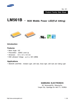 LM561B - 5630 Middle Power LED(Full kitting)