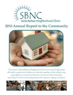 2010 - Santa Barbara Neighborhood Clinics