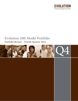 Evolution 100i Model Portfolio