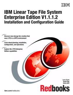 IBM Linear Tape File System Enterprise Edition V1