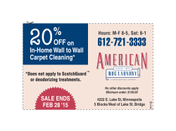 OFF on 612-721-3333 5 - American Rug Laundry