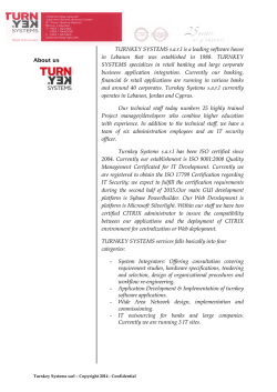 Download PDF - Turnkey Systems Sarl