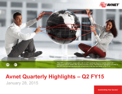 Avnet, Inc. Corporate Overview
