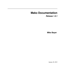 Mako Documentation