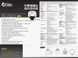 2 Megapixel Smart Focus Vandal Dome IP Camera VN232Z1