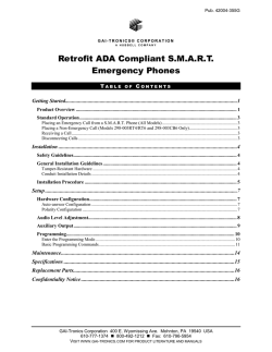 Retrofit ADA Compliant S.M.A.R.T. Emergency Phones - GAI