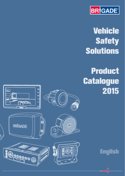 Vehicle Safety Solutions Product Catalogue 2015