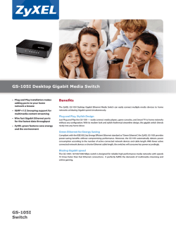 GS-105I Desktop Gigabit Media Switch GS-105I Switch