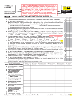 2014 Form 990 (Schedule H)