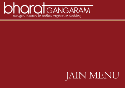 download pdf menu - Bharat Gangaram Caterers