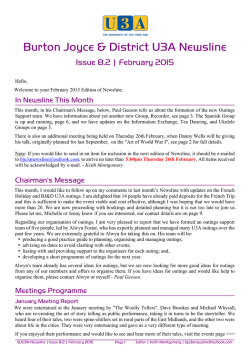 2015-02 February Newsline