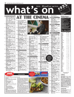 Weather Report - Gulf Daily News