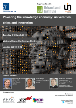 Programme - Universities UK