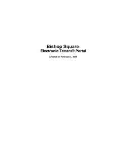Download Bishop Square Electronic Tenant