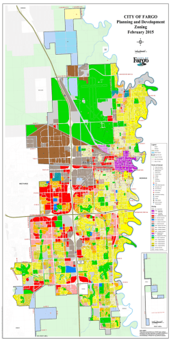 Fargo Zoning Map