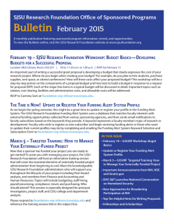 Bulletin February 2015