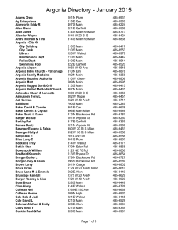 Argonia Directory