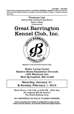 Great Barrington Kennel Club, Inc.