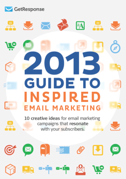 2013 Guide to Inspired Email Marketing