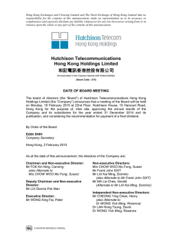 date of board meeting