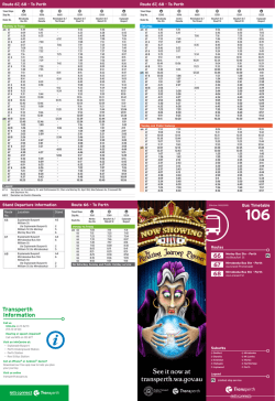 Bus Timetable 106 (From 1 Feb 2015)