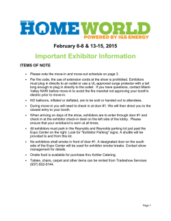 Exhibitor Packet - Miami Valley HomeWorld