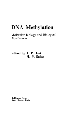Structure, function and regulation of mammalian DNA